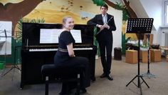 Sebastian Büstgens und Kerstin Pesch, beide Schüler der Kreismusikschule, nahmen beim „Jugend musiziert“-Wettbewerb 2019 teil. 
 Foto: eb