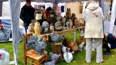 Viel zu entdecken gab es auf dem sechsten Kunsthandwerkermarkt in  Hesedorf. Foto: Ralf G. Poppe