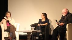 Sabine Fröhlich (l.), jahrelang gefangen in immer wiederkehrenden Depressionen, die Fotografin Nora Klein, Herausgeberin des Bildbandes „Mal gut, mehr schlecht - sensible Einsichten in die Innenwelt der Depression“ und Moderator Klaus Manal stellten sich nach den zutiefst berührenden Vorträgen den interessierten Besuchern und standen ihnen gerne Rede und Antwort.  Foto: im