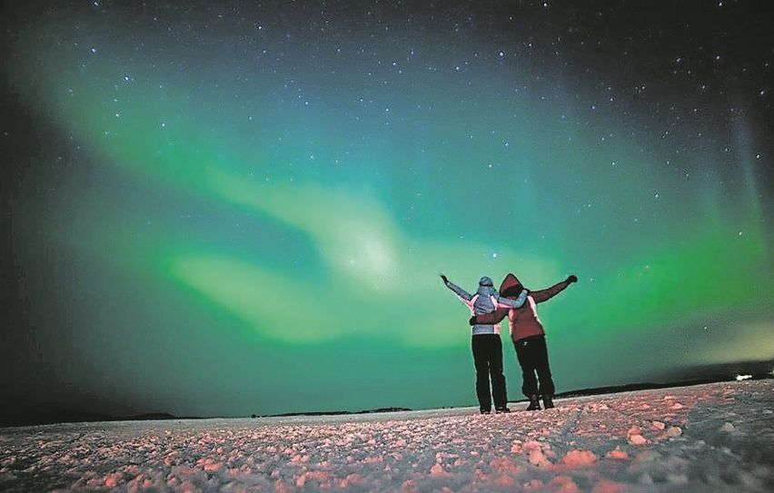 Wer einmal die Polarlichter gesehen hat, wird dieses Erlebnis nie mehr vergessen. Foto: eb