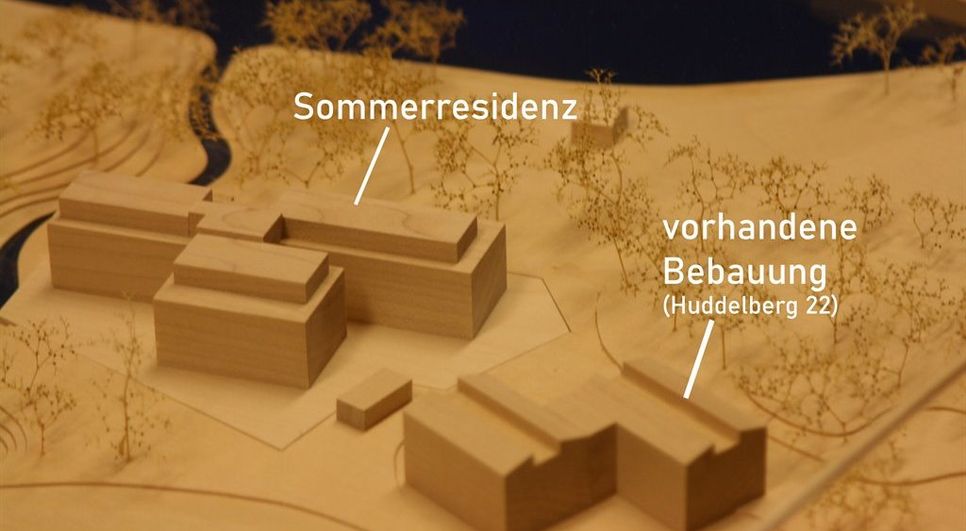 Ein mögliches Modell der „Seeresidenz“ wurde in der Sitzung des Fachausschusses vorgestellt. 
 Foto: sla