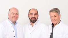 Das neue Trio des norddeutschen Venenzentrums: Dr. Ovidiu-Cosmin Godina (Mitte) steht ab sofort Dr. Guido Bruning (links) und Dr. Harald als Sektionsleiter zur Seite.  Foto: eb