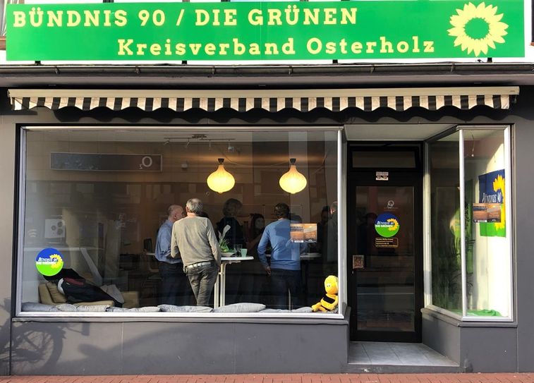 Das neue Büro des Kreisverbandes Bündnis90/Die Grünen wurde am vergangenen Wochenende eröffnet.  Foto: eb