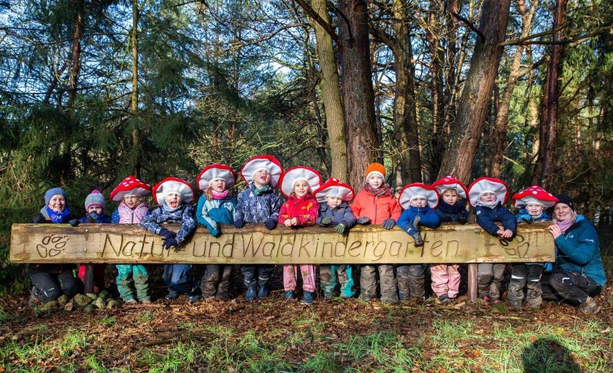 Die kleinen Glücksbringer sind im Gnarrenburger Eichholz zu finden.  Foto: mb