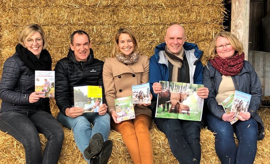 Die Organisator*innen der Auftaktveranstaltung. Gefördert wird das Projekt über den Europäischen Sozialfond im Bereich Daseinsvorsorge im ländlichen Raum für die kommenden zweieinhalb Jahre.  Foto: eb