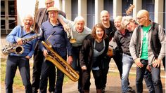 Sie versprechen einen heißen Start in einen musikalisch mitreißenden Abend: die Tuesbrassers aus Oldenburg.   Foto: eb