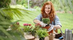 Mit Kübel- oder Balkonpflanzen lassen sich ganz einfach schöne Akzente im Garten oder auf der Terrasse setzen. Weitere Ideen und nützliche Tipps für die Gestaltung des Außenbereichs sind über die Online-Suche zu finden. Foto: djd/Gelbe Seiten/Getty Images/Katarzyna Bialasiewicz