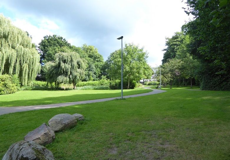 Die Landschaft des Stadtparks in der City wird sich an drei Abenden in eine mystische Welt verwandeln.  Foto: hc