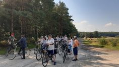 Die Fahrradtour der CDU Garlstedt war von großem Interesse. 
 Foto: eb