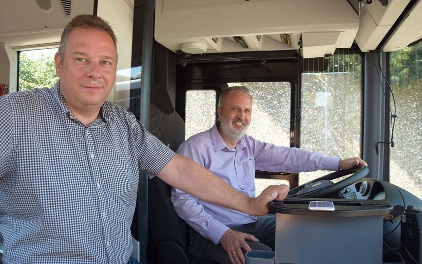 Bundestagsabgeordneter Andreas Mattfeld (li.) wünscht sich Dieter von Bistram als neuen Bürgermeister Foto: eb