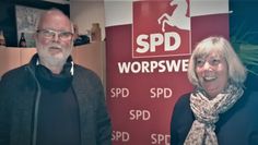 Frank Schmidt und Anke Kämna bilden den neuen Vorstand der Worpsweder SPD.  Foto: eb