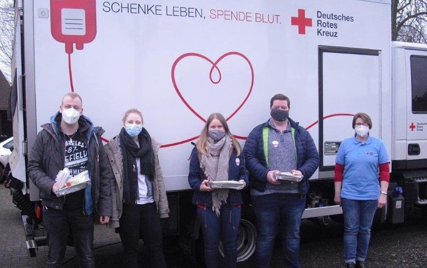 Auf dem Foto (v.l.n.r.): Nico Bartels, Ilka Preuß, Julia Kozik, Jonathan Cordes, Nicole Döscher.  Foto: eb