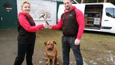 Starten als Team im eigenen Meisterbetrieb in Oerel durch: Antonia Theresa Marquardt und Benjamin Hinke (mit Rüde Milo).  Fotos: lst