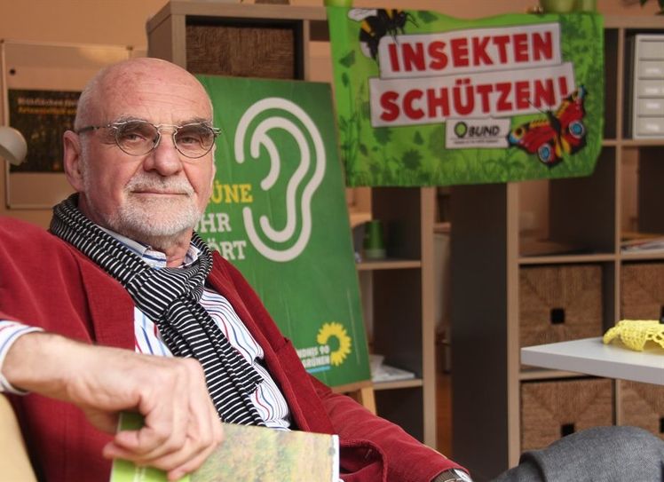 Mut und Visionen: Jörg Fanelli-Falcke plant seine Rückkehr ins Rathaus - als Bürgermeisterkandidat der Grünen.  Foto: jm