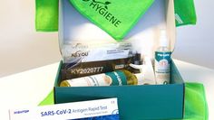 Mit der Hygiene-Box von Life Hygiene sind die Kund:innen rund um versorgt. Auf Wunsch kann auch ein Corona-Selbststest mitbestellt werden.