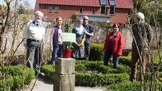 Von links: Udo Wolff, Nuscharak Lorentz, Sabrina Weritz, Benjamin Vetterlein, Irmgard Windhorst und Norbert Nowka auf dem Gelände der Museumsanlage.  Foto: eb