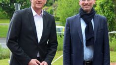 Stadtwerke-Geschäftsführer Christian Meyer-Hammerström und Aufsichtsratsvorsitzender Dr. Tim Jesgarzewski. Foto: jm