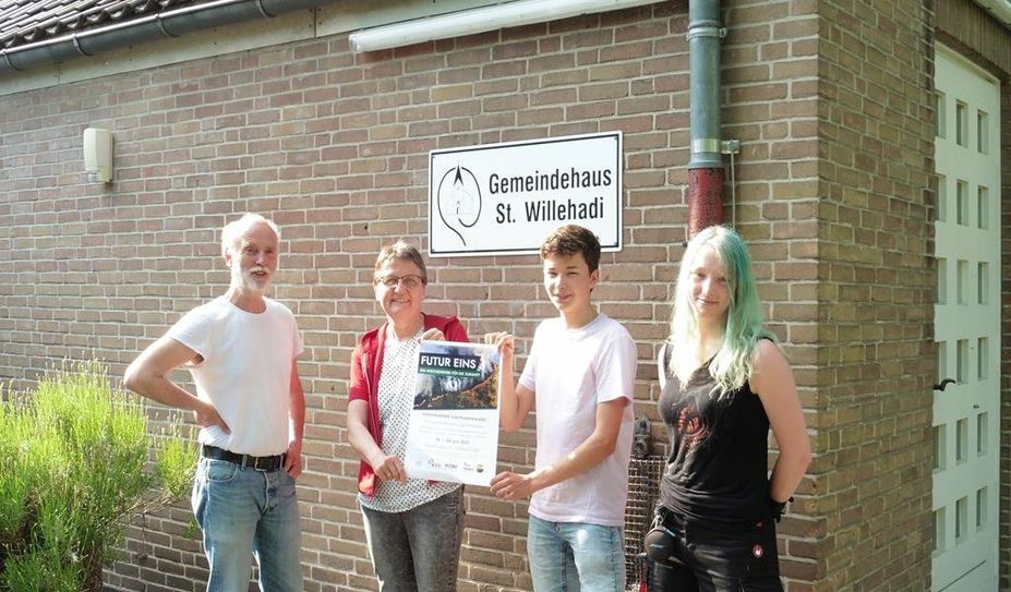 Volker Austein und Anne-Marie Lampe (ASO) freuen sich zusammen mit den Aktivist:innen von FridaysForFuture auf das kommende Wochenende.