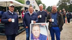 „Rot-Rot-Grün nicht zulassen“: Andreas Mattfeldt rief die Worpsweder Christdemokrat:innen auf, im Endspurt des Wahlkampfs nicht nachzulassen. Foto: eb