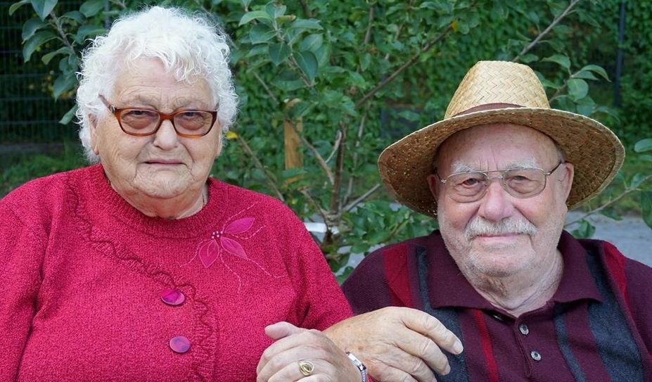 Inge und Heinzhermann Dehnenkamp feiern das seltene Fest der Eisernen Hochzeit.