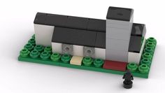 Das Lagerkirchen-Modell wird aus 75 Mini-Legosteinen zusammengesetzt.