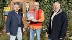 Das Foto zeigt v.l.n.r.: Reinhard Lindenberg, Günter Zint und Karl Lindenberg (aus dem Odenwald zu Besuch).