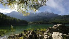 Blick auf den Eibsee.