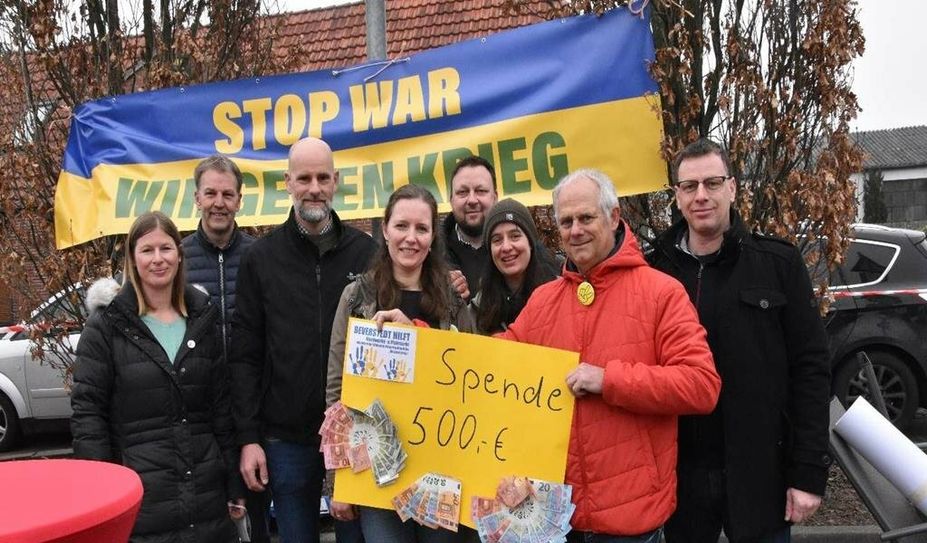 Der Gewerbe- und Verschönerungsverein Beverstedt spendete spontan 500 Euro.