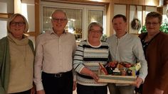 Helga Hurlbrink (v. li.), Hermann Röttjer, Waltraud Fröhlking, Heiko Buck und Silke Buck.