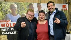 Daniel Schneider (re.), Doris Brandt und Bernd Wölbern.