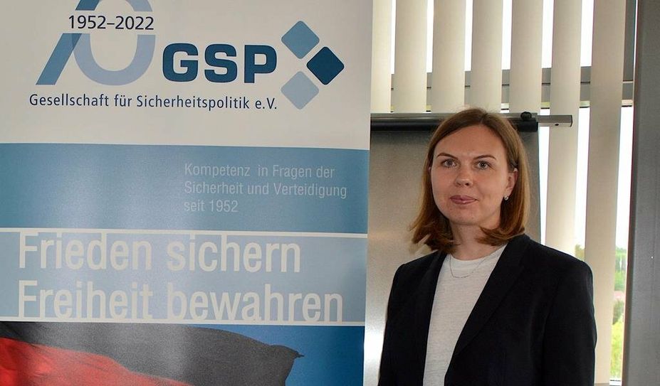 Die gebürtige Ukrainerin und wissenschaftliche Mitarbeiterin am Institut für Europäische Politik (IEP) Ljudmyla Melnyk. Sie leitet das „German-Ukrainian Researchers Network“ (GURN).