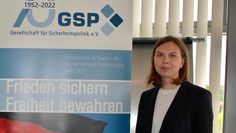 Die gebürtige Ukrainerin und wissenschaftliche Mitarbeiterin am Institut für Europäische Politik (IEP) Ljudmyla Melnyk. Sie leitet das „German-Ukrainian Researchers Network“ (GURN).