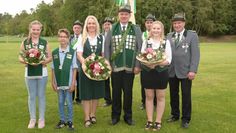 Die Königsfamilie um ihren König Tobias Meyer freut sich auf ein paar schöne gemeinsame Tage mit allen Schützen, Gästen und Bewohnern.