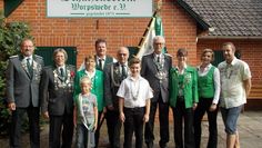 Das amtierende Königshaus um Schützenkönig Oliver Twisterling und Königin Nadine Wendelken.