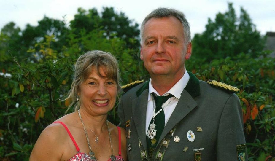 Das amtierende Königspaar Bettina und Ralf Steffens freut sich auf ein schönes Fest in Mulsum.