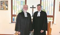 Pastor Gerd Heibutzki und Sup. Carsten Stock