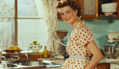 Kümmern, kochen, putzen und warten bis der Mann nach Hause kommt: das Leben einer Tradwife.