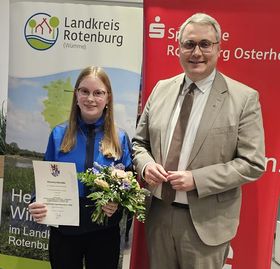 Hanna Busch wurde zur Jugendsportlerin des Jahres gekürt.