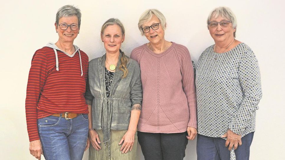 Freuen sich auf ihre Amtszeit: die neuen Vorsitzenden (v. l.) Kerstin Picker, Katja Poppe, Angela Mikus und Sonja Holten.