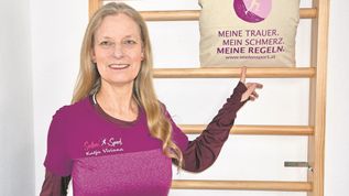 Katja Poppe in ihrem SeelenSport®-Raum in der Bremervörder Brunsburg