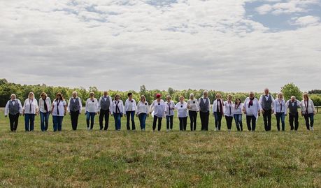 Die Mitglieder singen mit viel Leidenschaft und freuen sich immer über neue Mitsingenden.