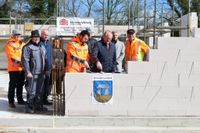 Der Bau der neuen Dorfgemeinschaftshalle geht endlich weiter.