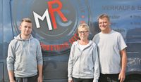 Timo Rüdiger mit seinen Eltern Kirstin und Matthias.