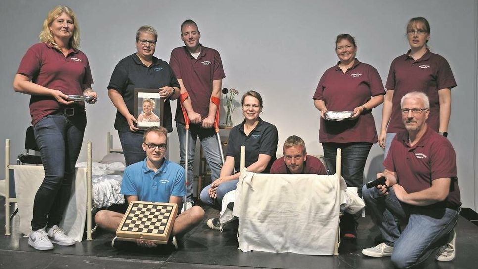 Die Nindorfer Theatergruppe freut sich auf die erste Theater-Saison in dem neuen Dörphuus.