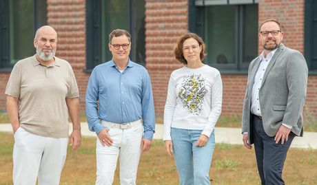 Von links: Erkan Dündar, Sebastian A. Philipp, Maria Assitis und Rainer Röhrs.