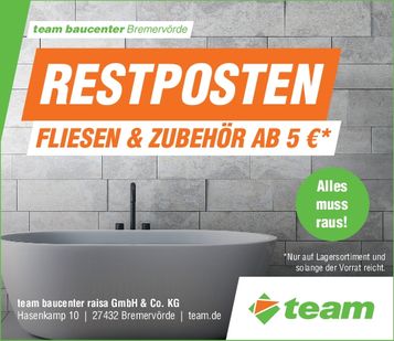 Fliesen Restposten