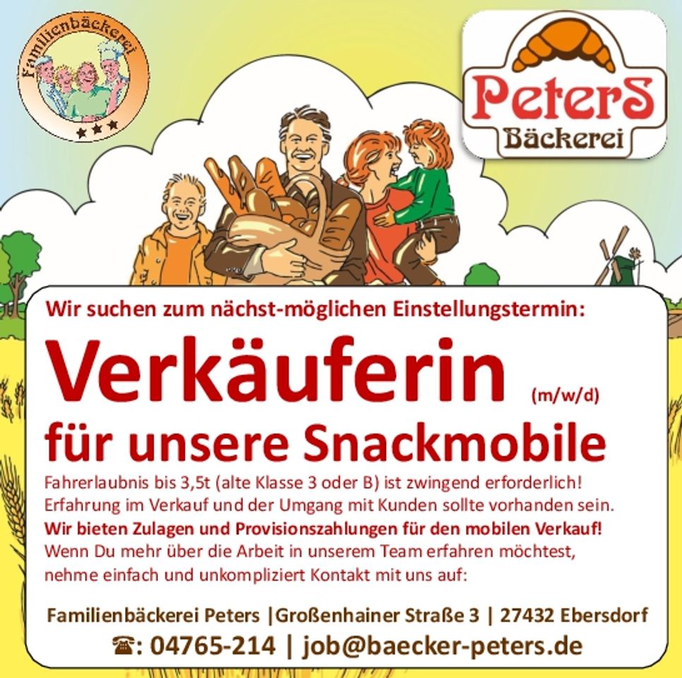 Verkäuferin Snackmobil